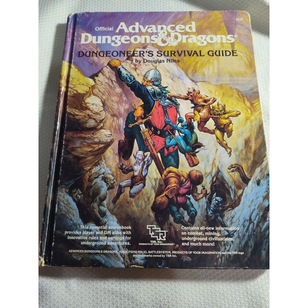 Dungeons and Dragons Survival Guide Advanced 1986 TSR